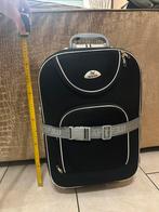 Handbagage koffer zgan met wielen zwart, 50 tot 60 cm, Hard kunststof, Ophalen of Verzenden, Zo goed als nieuw
