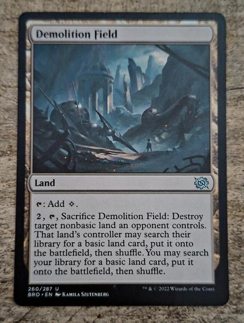 Demolition Field - Magic the Gathering, Hobby en Vrije tijd, Verzamelkaartspellen | Magic the Gathering, Gebruikt, Losse kaart