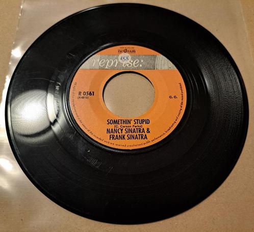 Nancy & Frank Sinatra – Somethin' Stupid, Cd's en Dvd's, Vinyl Singles, Gebruikt, Single, Jazz en Blues, 7 inch, Ophalen of Verzenden
