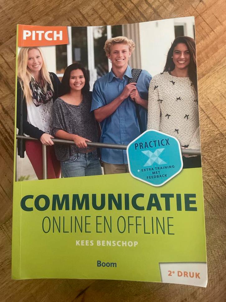 Pitch Communicatie Online en Offline - MBO, Boeken, Studieboeken en Cursussen, Gelezen, MBO, Alpha, Ophalen of Verzenden