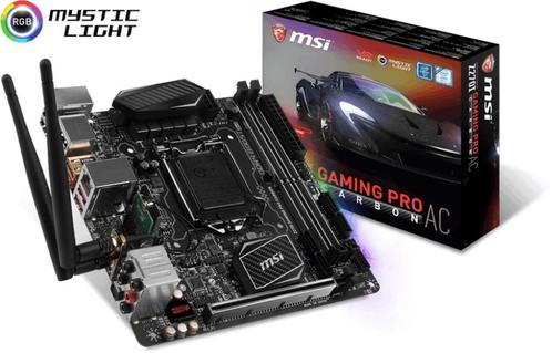 MSI Z270I Gaming Pro Carbon AC, Computers en Software, Moederborden, Zo goed als nieuw, DDR4, Ophalen of Verzenden