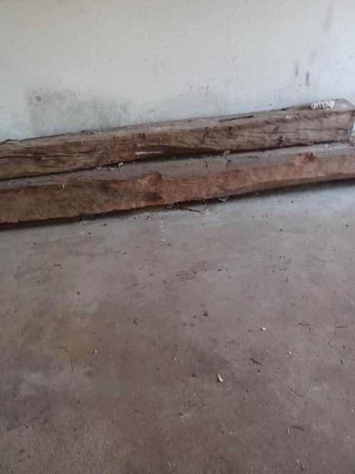 Eiken balken, Tuin en Terras, Palen, Balken en Planken, Balken, 250 cm of meer, Ophalen