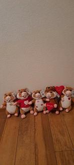 Valentijn AH  Hamster Knuffels 5 stuks nieuw, Kinderen en Baby's, Speelgoed | Knuffels en Pluche, Verzenden, Nieuw, Overige typen