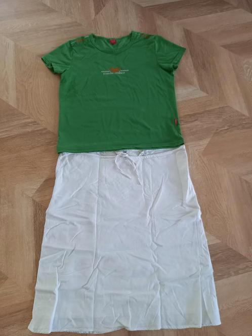 Rok wit linnen maat 42 met gratis shirt, Kleding | Dames, Rokken, Zo goed als nieuw, Maat 42/44 (L), Wit, Ophalen of Verzenden