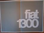Fiat 1300 brochure folder, Ophalen of Verzenden, Gelezen, Overige merken