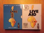 8 dvd Live Aid 1985 & 2005 zgan in 2 deluxe dvd boxen, Ophalen of Verzenden
