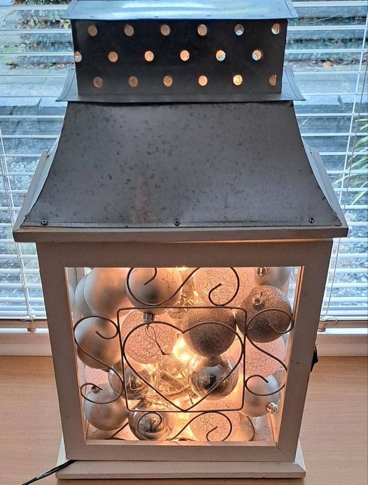 Te koop: Mooi Groot Houten Windlicht. ., Diversen, Kerst, Ophalen