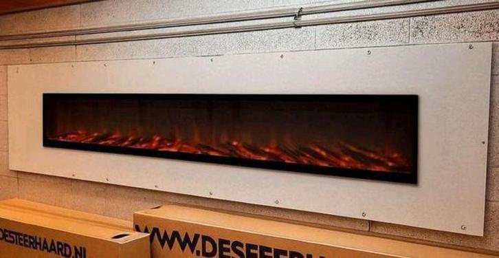 Sfeerhaard Elektrisch 183cm Inzethaard, Huis en Inrichting, Haarden, Nieuw, Elektrische haard, Ophalen