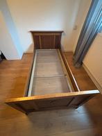 Oud bed 190x90, Huis en Inrichting, Slaapkamer | Bedden, Ophalen, Gebruikt, Eenpersoons, Hout