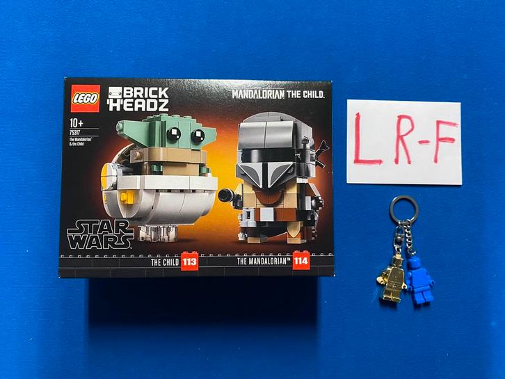Lego 75317: Brickheadz - the Mandolorian & the child, Kinderen en Baby's, Speelgoed | Duplo en Lego, Nieuw, Lego, Complete set