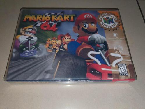 Mario Kart 64 N64 Game Case (2), Spelcomputers en Games, Games | Nintendo 64, Zo goed als nieuw, Verzenden