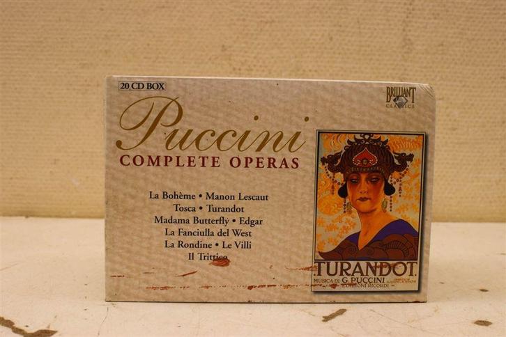 20 cd box Puccini complete opera's 45922, Cd's en Dvd's, Cd's | Overige Cd's, Gebruikt, Ophalen of Verzenden