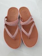 Roze 2 keer gedragen Fitflop slippers teenslippers maat 38, Slippers, Ophalen of Verzenden, Zo goed als nieuw, Fitflop