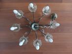 Franse kroonluchter, Huis en Inrichting, Lampen | Plafondlampen, Franse stijl met pegels van echt glas, Zo goed als nieuw, Ophalen