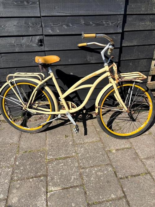 Retro Johnny Loco transportfiets - opknapper met stijl, Fietsen en Brommers, Fietsen | Cruisers en Lowriders, Gebruikt, Dames