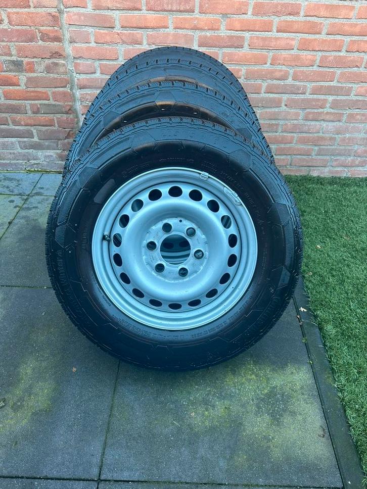 16” Mercedes Sprinter / VW Crafter stalen velgen 5x112 ET51, Auto diversen, Autosport-onderdelen, Zo goed als nieuw, Ophalen