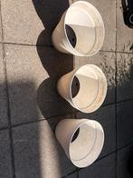 ELHO LOFT URBAN ROND 30CM WIT, Tuin en Terras, Kunststof, Minder dan 30 cm, Minder dan 60 cm, Rond