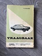 Vraagbaak Opel Ascona B & Manta 1975-1978 P. Olyslager, Auto diversen, Ophalen of Verzenden