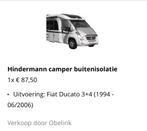 Hindemann camper buitenisolatie., Caravans en Kamperen, Camper-accessoires, Zo goed als nieuw