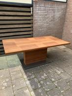 Mooie massieve noten houten design eettafel 190/100/75 cm!, Huis en Inrichting, Tafels | Eettafels, Ophalen, 50 tot 100 cm, Zo goed als nieuw