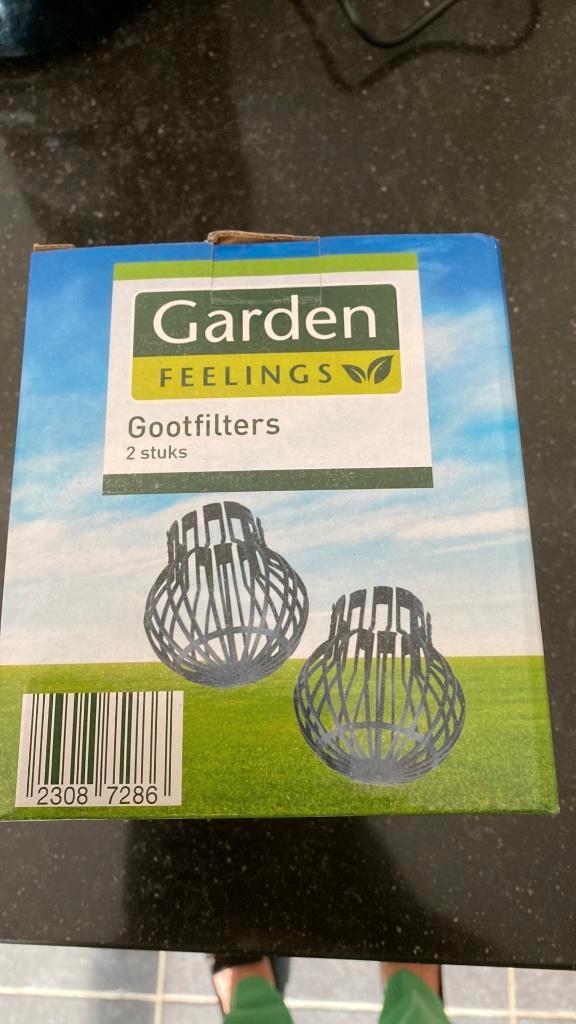 Gootfilters Dakgoot filters 2 stuks 11 X 14 cm NIEUW, Doe-het-zelf en Verbouw, Buizen en Afvoer, Nieuw, Dakgoot, Pvc, Minder dan 2 meter