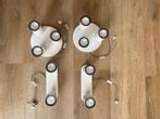 Plafondspots wit, Huis en Inrichting, Lampen | Spots, Ophalen, Gebruikt, Plafondspot of Wandspot, Led