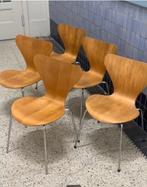 Jacobsen vlinderstoelen - 5 stuks - Fritz Hansen 1979, Huis en Inrichting, Stoelen, Ophalen, Gebruikt, Overige kleuren, Vijf, Zes of meer stoelen