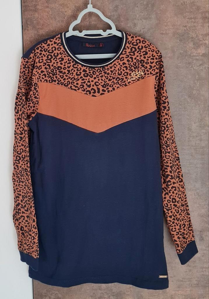 Longsleeve Panterprint - Persival - Maat 152/158 - Z.G.A.N., Kinderen en Baby's, Kinderkleding | Maat 152, Zo goed als nieuw, Meisje
