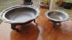 antieke tinnen fruitschaal en asbak, Antiek en Kunst, Antiek | Tin, Ophalen of Verzenden
