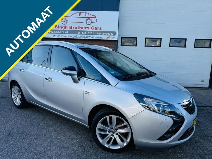 Opel Zafira Tourer 1.4t COSMO AUT LEER NAVI NAP XENON INRUIL, Auto's, Opel, Bedrijf, Zafira, ABS, Adaptieve lichten, Airconditioning