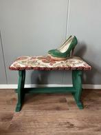 Vintage kruk,bankje toilettafel, Ophalen, Zo goed als nieuw, X, Hout