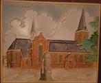 Cloisonne tegel Westraven: Geertekerk Utrecht, Antiek en Kunst, Antiek | Wandborden en Tegels, Verzenden