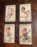 Voetbal Dik Bruynesteyn 4x kwartetkaart Blauw Wit Monty 1958, Verzamelen, Sportartikelen en Voetbal, Ophalen of Verzenden, Spelerskaart
