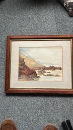 Prachtige aquarel JM Laidman in eiken lijst Engels Schots?, Antiek en Kunst, Kunst | Schilderijen | Klassiek, Ophalen of Verzenden