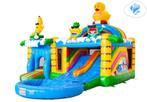 Te huur: Multiplay Summer Party springkussen met zwembad, Kinderen en Baby's, Speelgoed | Buiten | Springkussens, Nieuw, Ophalen of Verzenden
