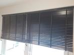 Zwarte houten jaloezieën, Huis en Inrichting, Ophalen, 100 tot 150 cm, Zo goed als nieuw, Modern