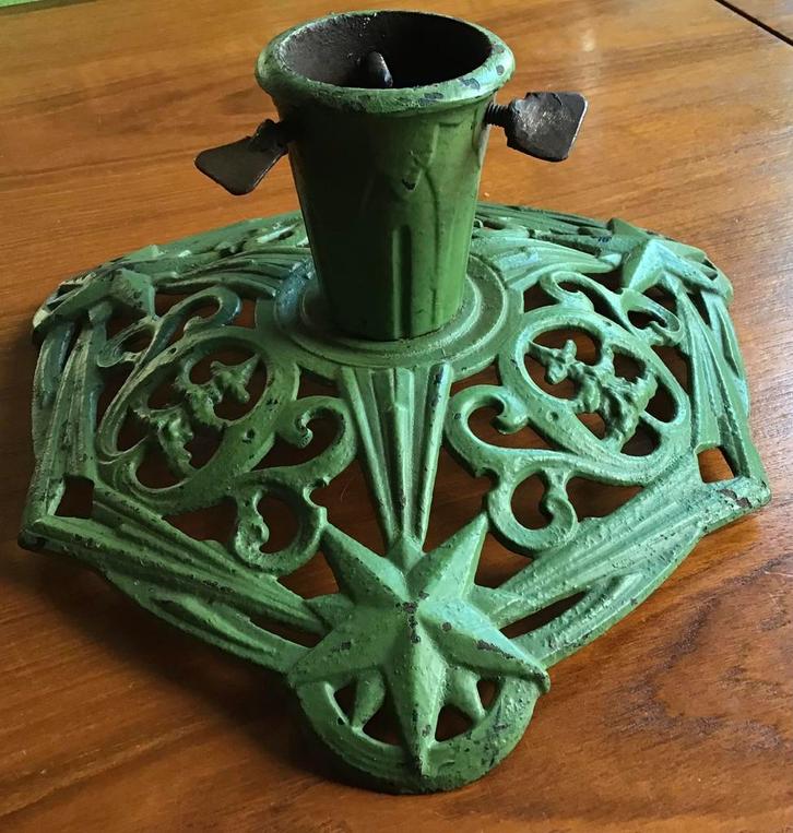 Antieke Kerstboomhouder van gietijzer, Antiek en Kunst, Curiosa en Brocante, Ophalen of Verzenden