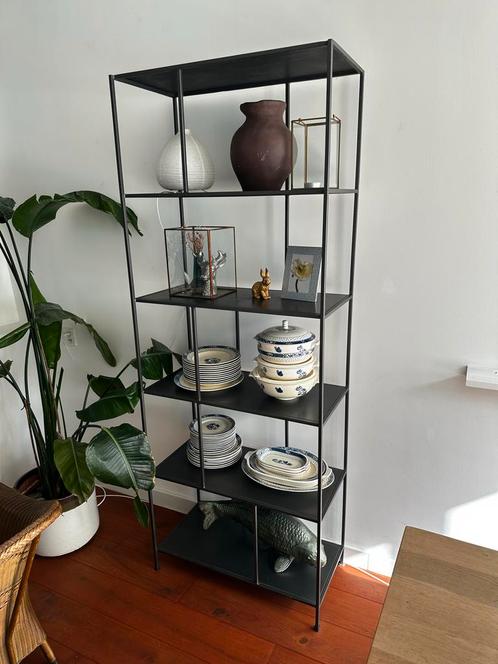 Metalen open kast, Huis en Inrichting, Kasten | Boekenkasten, Zo goed als nieuw, 50 tot 100 cm, 150 tot 200 cm, 25 tot 50 cm, Met plank(en)