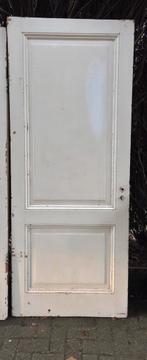 Oude paneel deur 87x216 met slot en sleutel, Ophalen, Binnendeur, 200 tot 215 cm