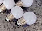 NIEUW 7x LED lamp Bolvorm E 27 1W Warm wit, Ophalen, Led-lamp, Minder dan 30 watt, Nieuw