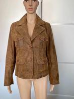 i681 Echt-leren jasje mt. 38=M blazer colbert jas bruin leer, Kleding | Dames, Jasjes, Kostuums en Pakken, Maat 38/40 (M), Bruin