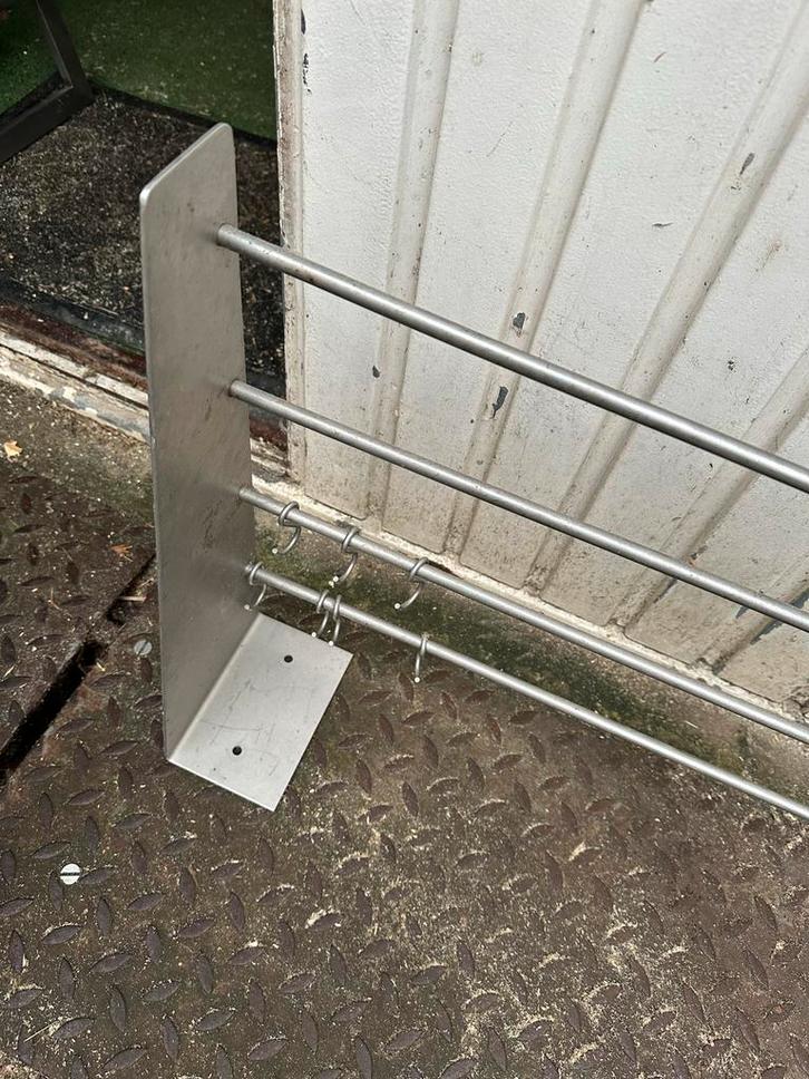 RVS Droogrek - Stevig en Praktisch!, Huis en Inrichting, Woonaccessoires | Kapstokken, Gebruikt, Overige typen, Metaal, Ophalen