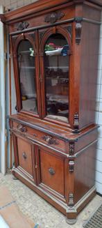 Tekoop mooie oude kast met bureau laden, Huis en Inrichting, Kasten | Buffetkasten, Ophalen, Zo goed als nieuw, 25 tot 50 cm