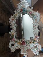 Vintage Spiegeltje met Kaptafeltje, Antiek en Kunst, Ophalen, Ovaal, Minder dan 50 cm, Minder dan 100 cm