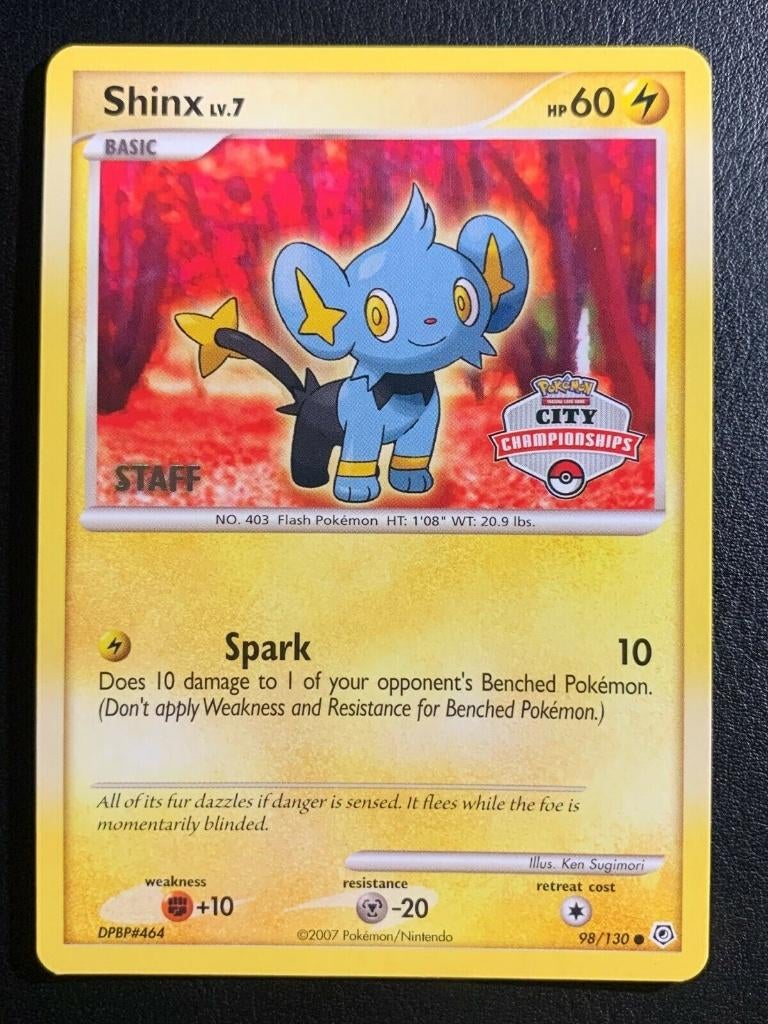 Pokemon promo city championships shinx staff, Hobby en Vrije tijd, Verzamelkaartspellen | Pokémon, Ophalen of Verzenden, Zo goed als nieuw