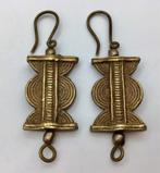Vintage oorbellen Baoule brons Afrikaanse oorbellen Ashanti, Sieraden, Tassen en Uiterlijk, Antieke sieraden, Verzenden, Overige materialen