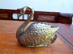 Vintage verzilverde servethouder, zwaan, Antiek en Kunst, Ophalen of Verzenden