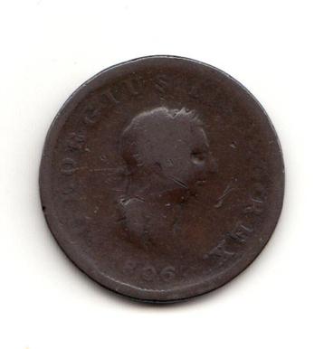 Engeland George III - 1/2 Penny 1806 - KM#662