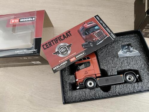 Wsi Scania Geelhoed, Hobby en Vrije tijd, Modelauto's | 1:50, Zo goed als nieuw, Bus of Vrachtwagen, Wsi, Ophalen of Verzenden