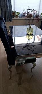 Eettafel met 4 stoelen, Huis en Inrichting, Tafels | Eettafels, Zo goed als nieuw, 150 tot 200 cm, Vier personen, 50 tot 100 cm